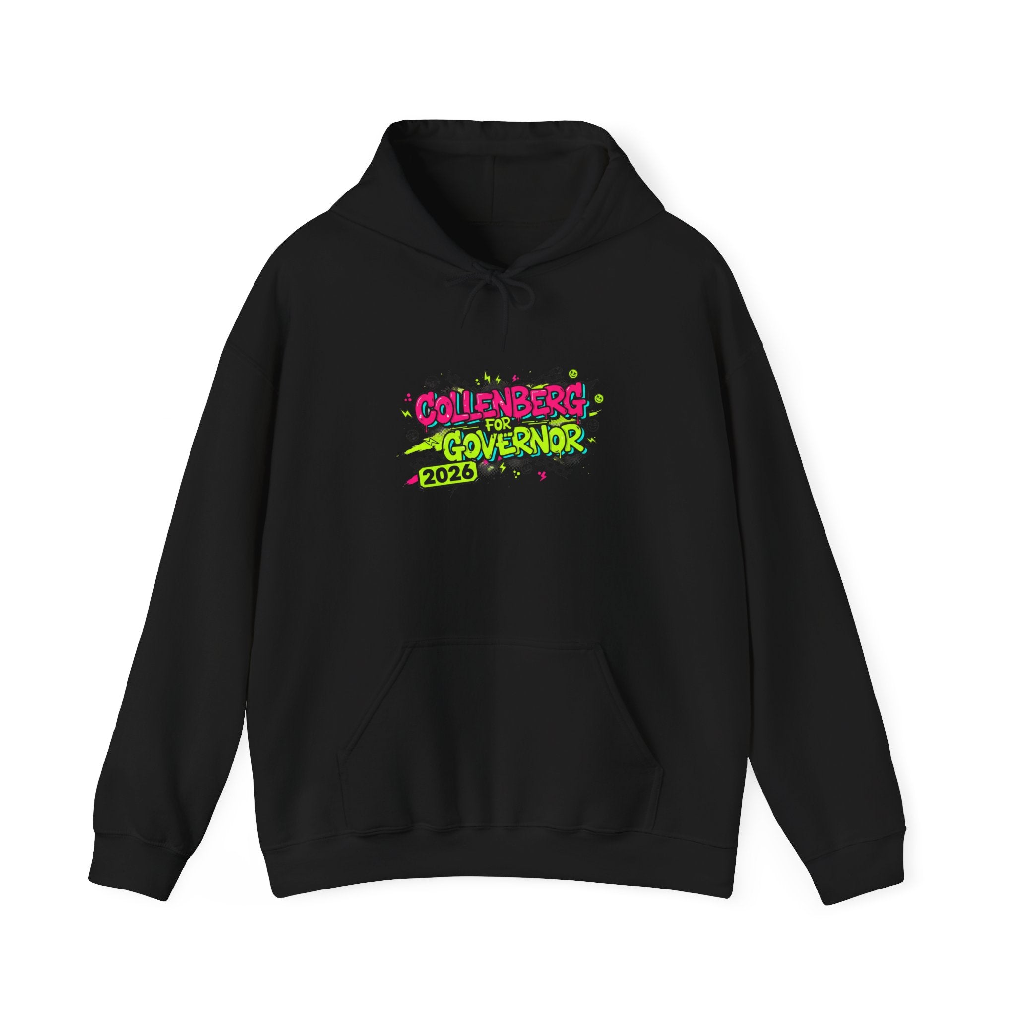 Collenberg for Gov Y2K Crash Out Style Meltdown Hoodie