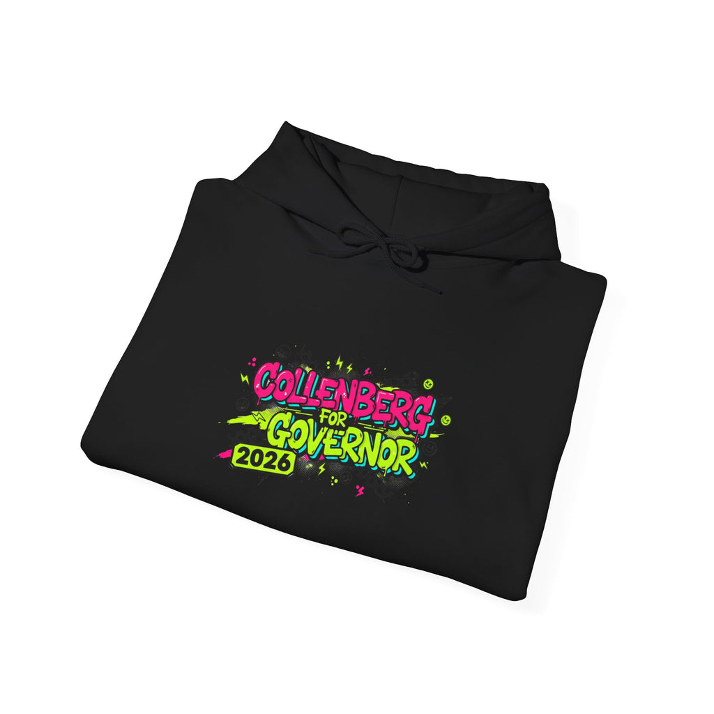 Collenberg for Gov Y2K Crash Out Style Meltdown Hoodie