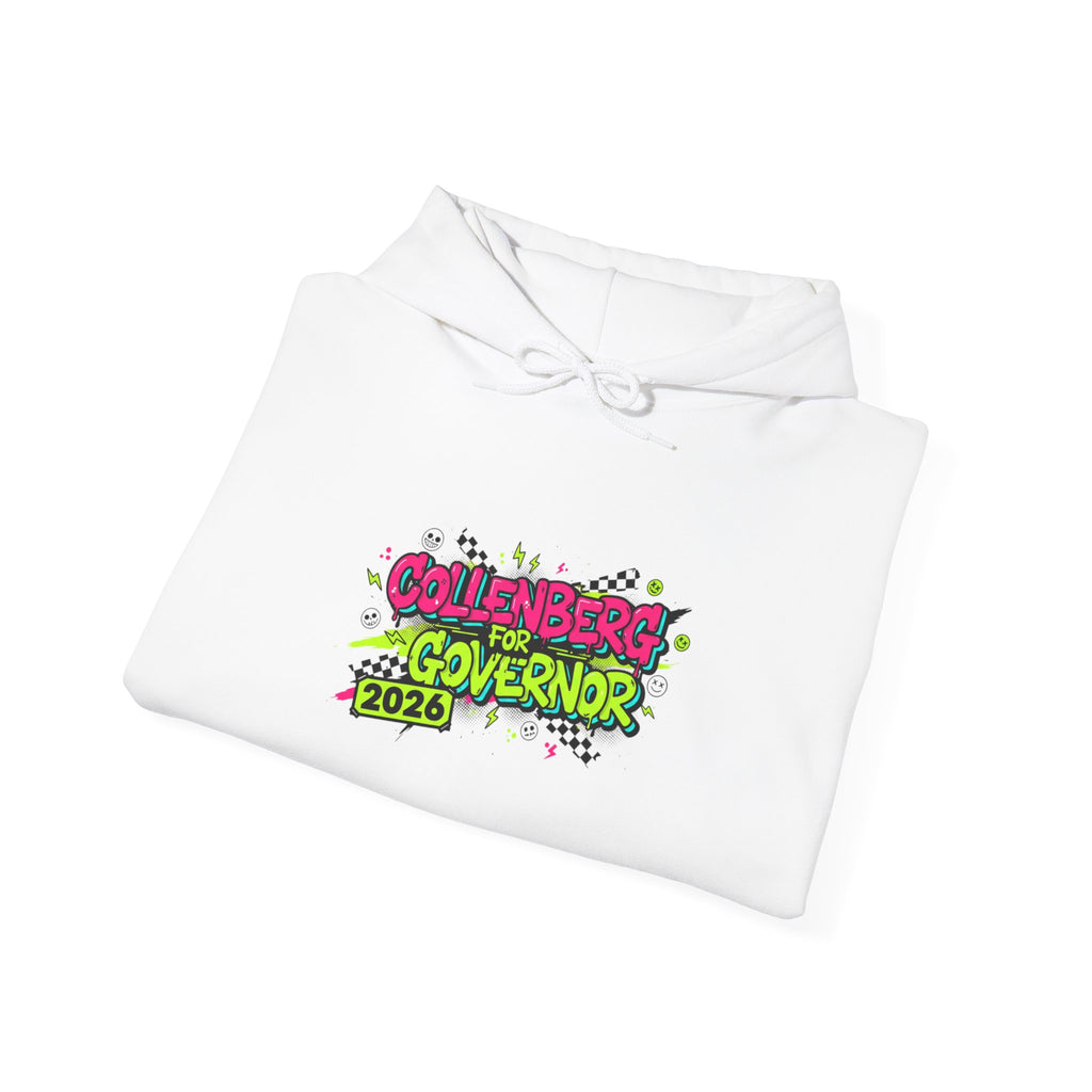 Collenberg for Gov Y2K Crash Out Style Meltdown Hoodie
